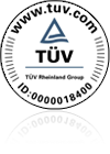 TÜV certfied